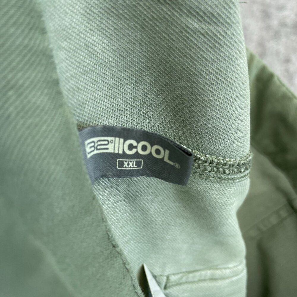 NEW 32 Degrees Cool Women's XXL Ankle Length Pants Green Cotton Blend - Picture 11 of 15